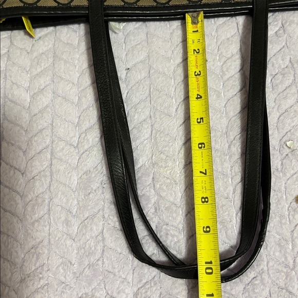 Michael Kors Monogram Black and Tan Tote - Picture 9 of 9